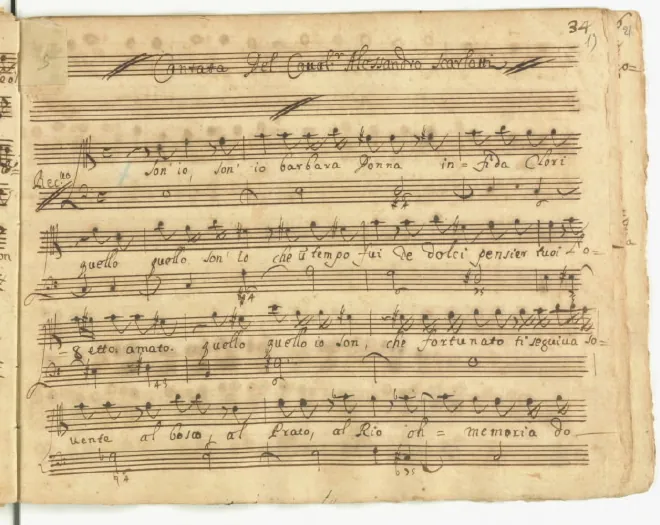 First page of Son io barbara donna