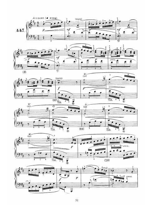 First page of Keyboard Sonata in B minor