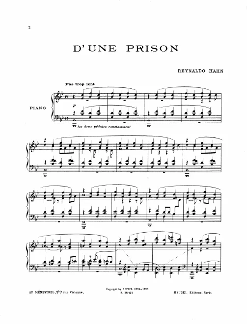 First page of D'une prison