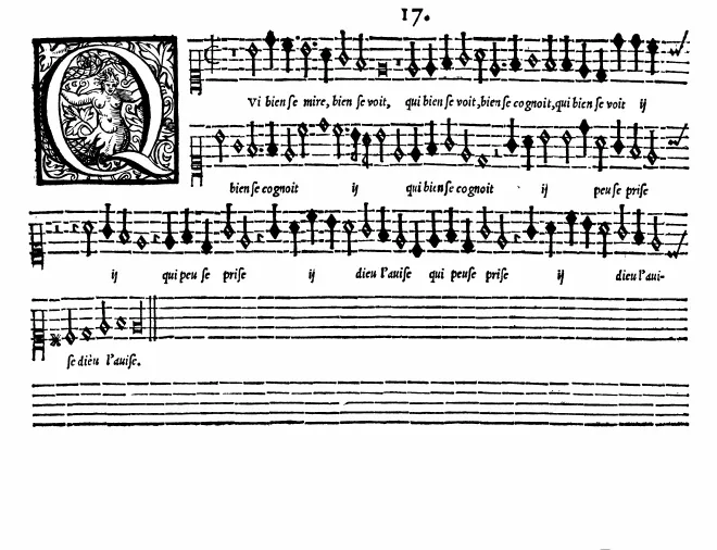 First page of Qui bien se mire