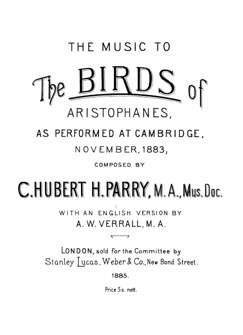 First page of The Birds