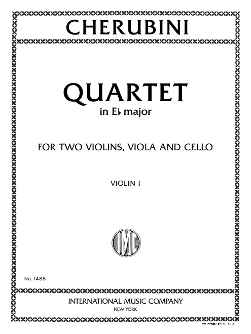 First page of String Quartet No.1