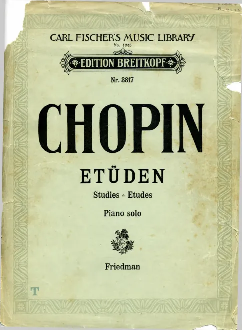 First page of Etudes