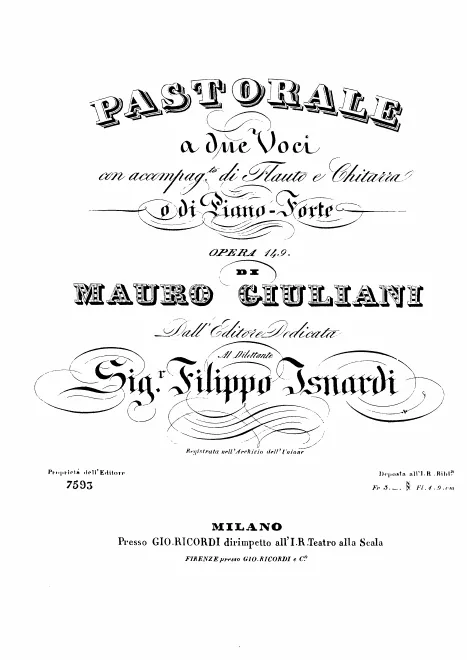 First page of Dormi non piangere