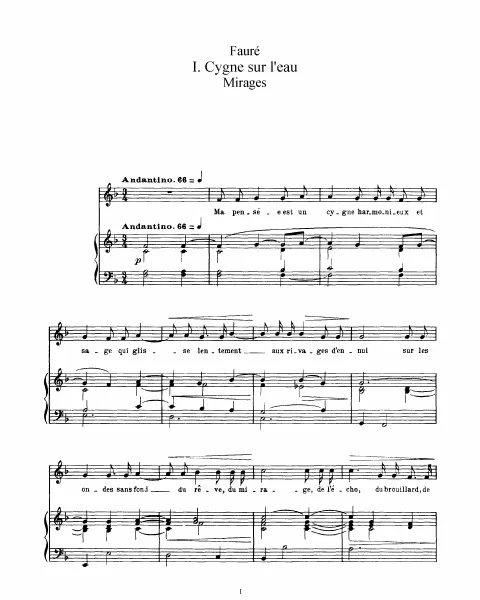 First page of Mirages