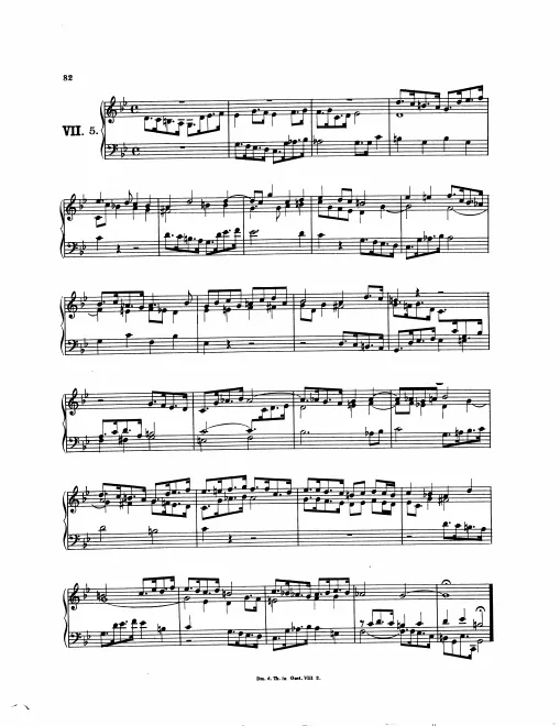 First page of Magnificat Fugue