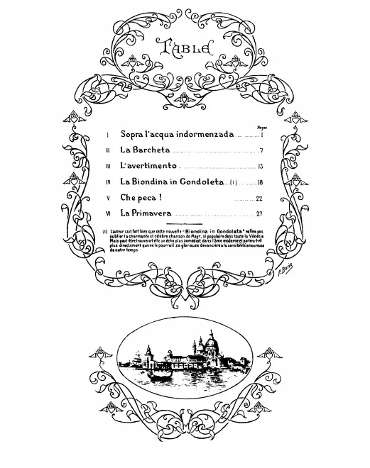 First page of Venezia