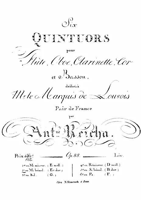 First page of Wind Quintet No.2