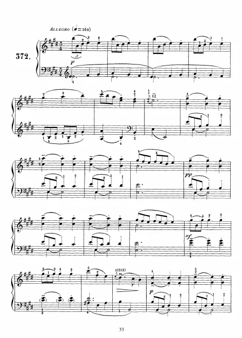 First page of Keyboard Sonata in E major