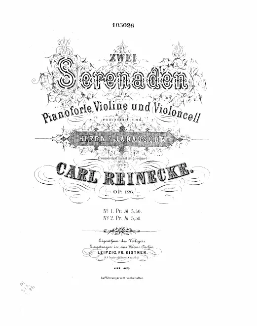 First page of 2 Serenades