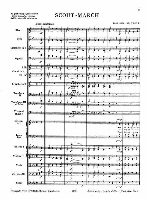 First page of Two Marches