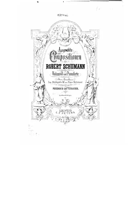 First page of Ausgewählte Compositionen für Violoncell und Pianoforte