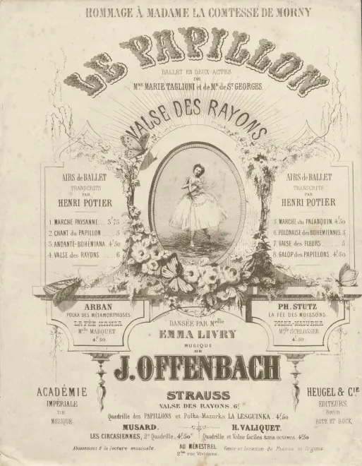 First page of Le papillon