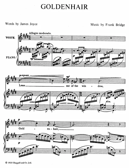 First page of Golden hair