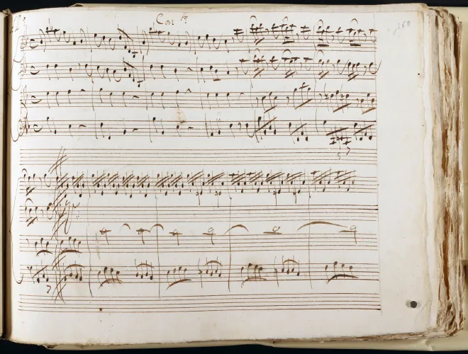 First page of Concerto for Strings in B-flat major