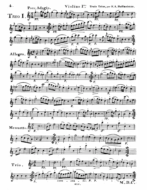 First page of 6 Trios progressives