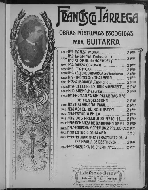 First page of Endecha y Oremus