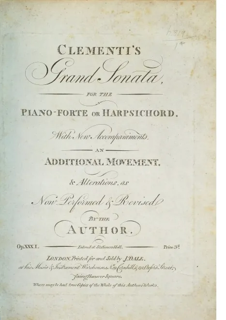 First page of Flute Sonata in A major