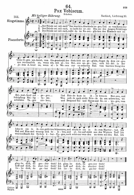 Complete Score (Original / High voice, F major)