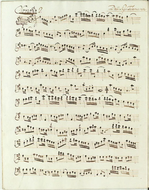 First page of Duet for 2 Flutes