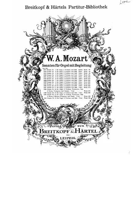 First page of Church Sonata