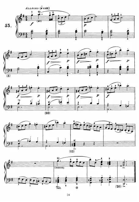 First page of Keyboard Sonata in G major