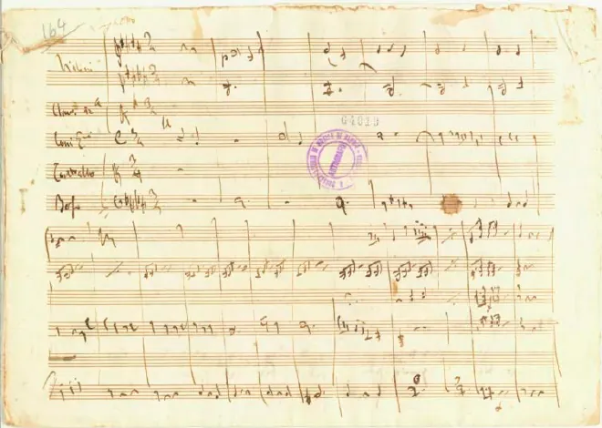 First page of Gloria Patri