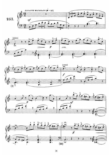 First page of Keyboard Sonata in C major