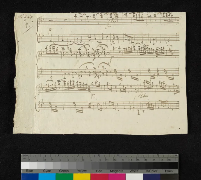 First page of Fantasie, D.1