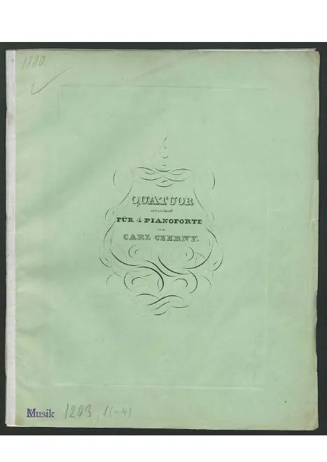 First page of Quatuor concertant No.1