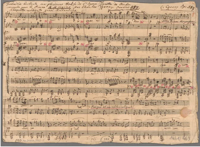 First page of Fantaisie brillante sur des motifs de 'Zanetta'