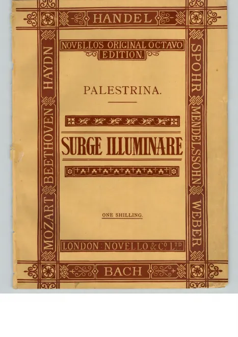 First page of Surge illuminare Ierusalem