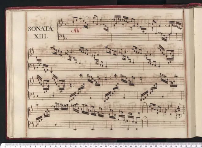 First page of Keyboard Sonata in D major