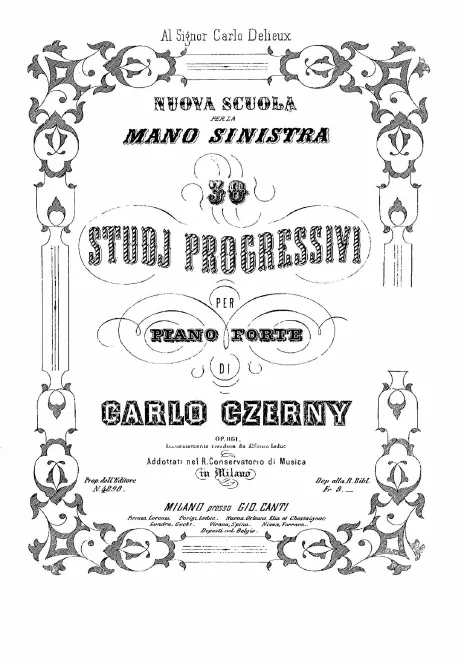 First page of Nouvelle école de la main gauche
