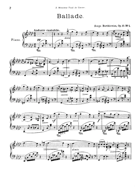 First page of 4 Morceaux