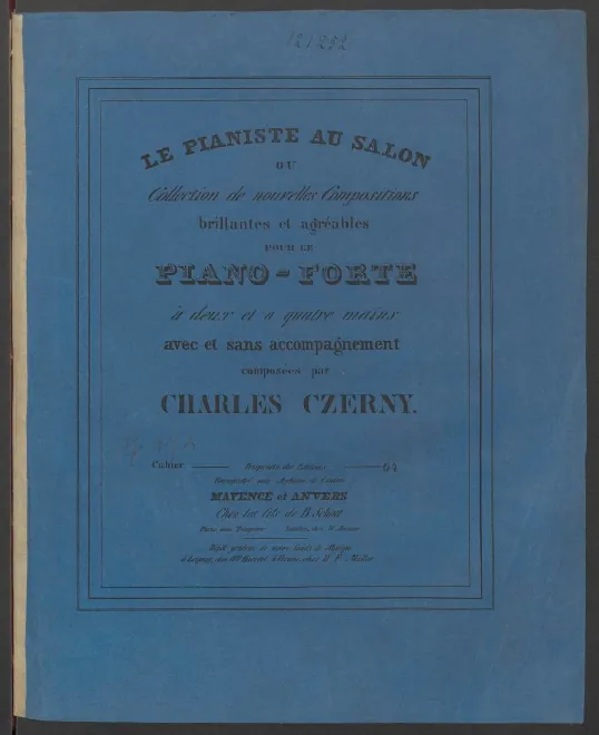 First page of Fantaisie pour le piano sur Les Diamans de la Couronne