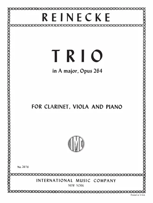 First page of Trio for Piano, Clarinet, and Viola