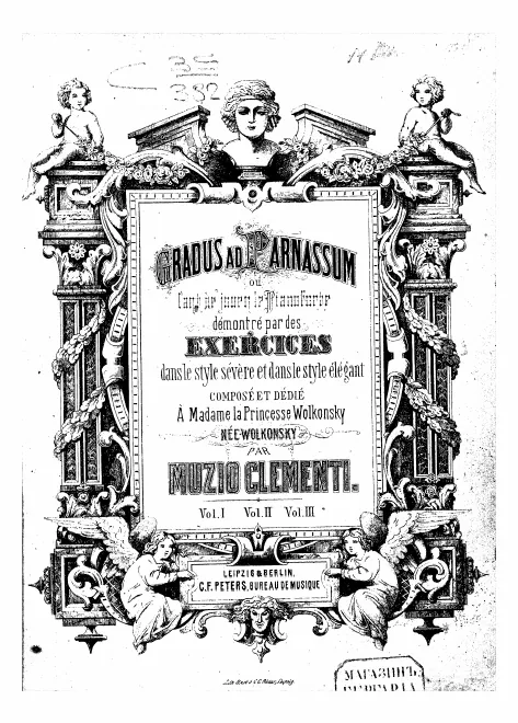 First page of Gradus ad Parnassum