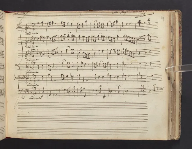 First page of Concerto Grosso in G minor, R.533.7
