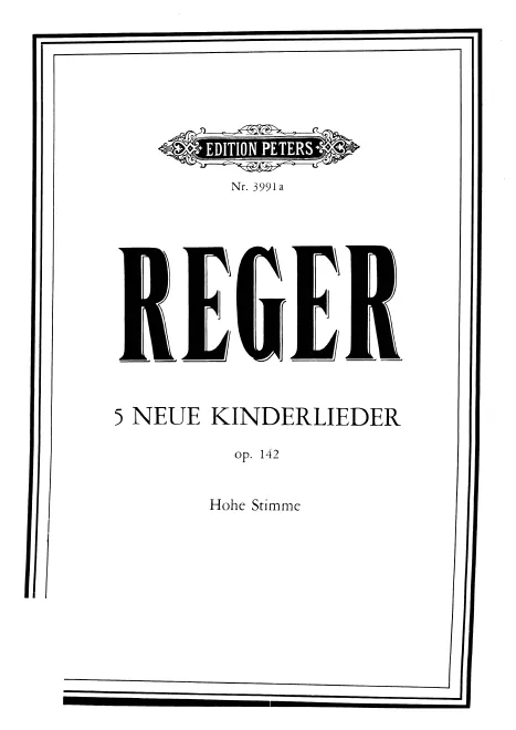 First page of 5 Neue Kinderlieder