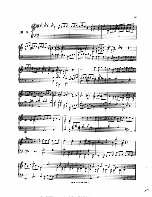First page of Magnificat Fugue