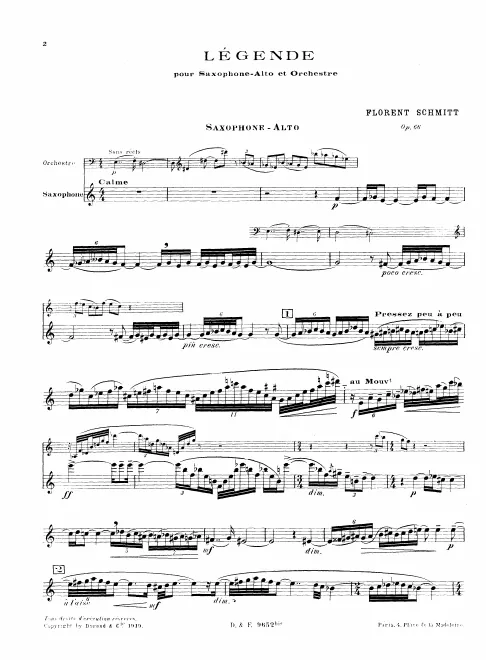 First page of Légende