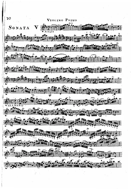 First page of String Trio in D major