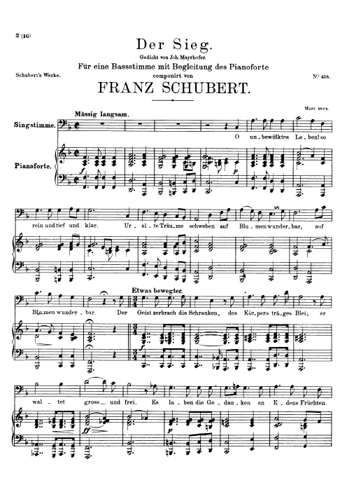 First page of Der Sieg