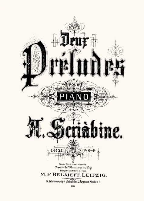 First page of 2 Preludes