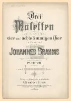 First page of 3 Motets