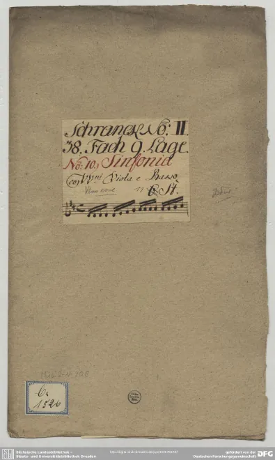 First page of Suite in D major