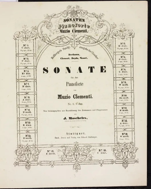 First page of 2 Piano Sonatas and 2 Capriccios