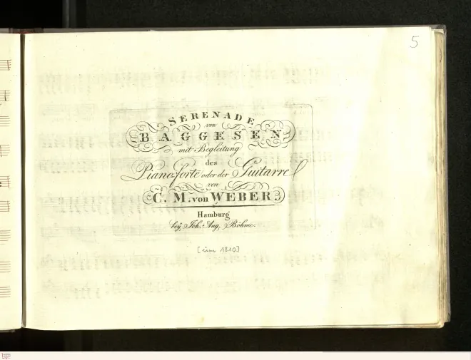 First page of Serenade