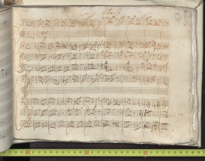 First page of Oboe Concerto in D major